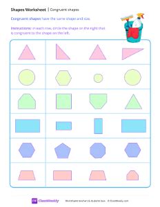 Geometry Printable Worksheets Salemanders.com