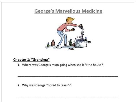 george's marvellous medicine questions