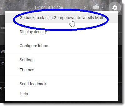 georgetown university gmail