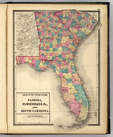 Georgia And Florida County Map