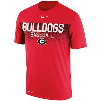 georgia bulldogs baseball shirt