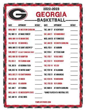 georgia bulldogs basketball schedule 2021
