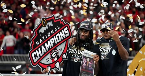 georgia bulldogs championship win