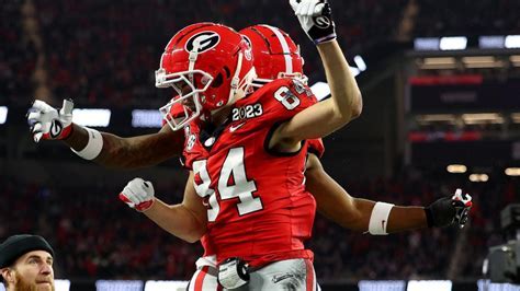 georgia bulldogs football score for today