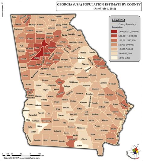 georgia counties by population 2023