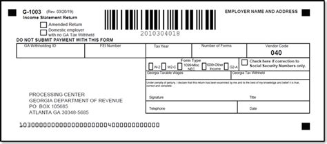 georgia department of labor 1099 g form