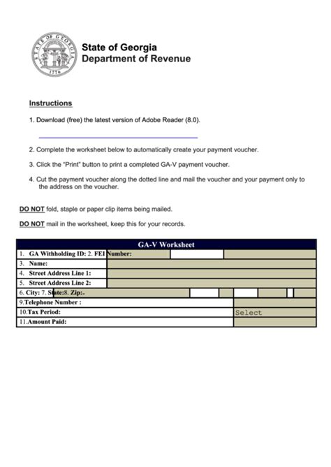 georgia department of revenue payment plans