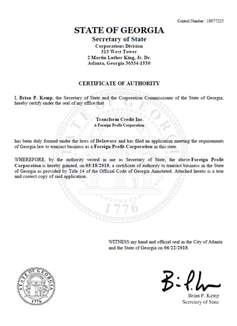 georgia gov business license