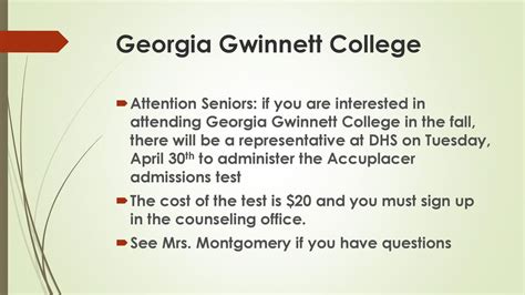 georgia gwinnett college accuplacer