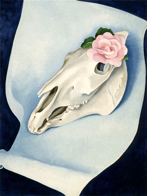 georgia o'keeffe animal skull painting images