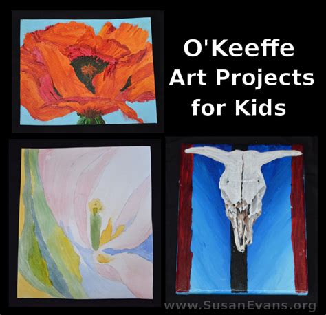 georgia o'keeffe art project for kids