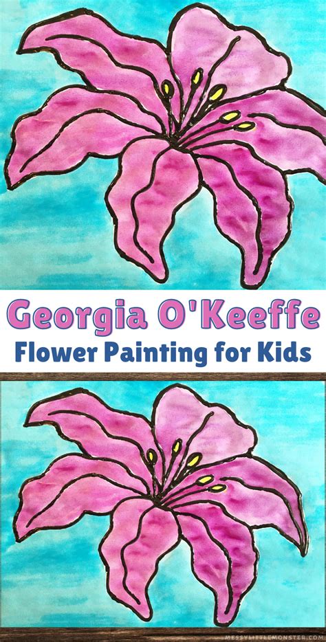 georgia o'keeffe art projects for kids