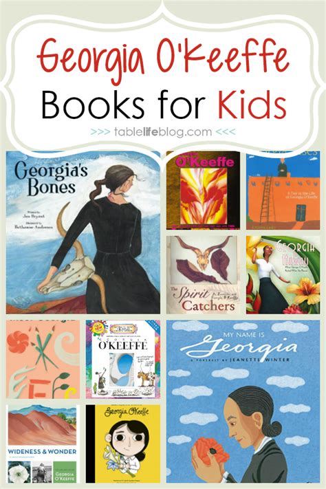 georgia o'keeffe books for kids