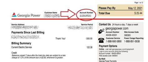 georgia power account access code