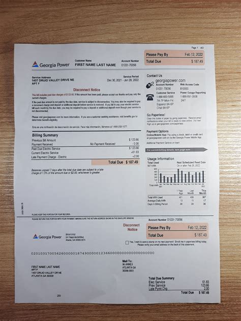 georgia power payment bill