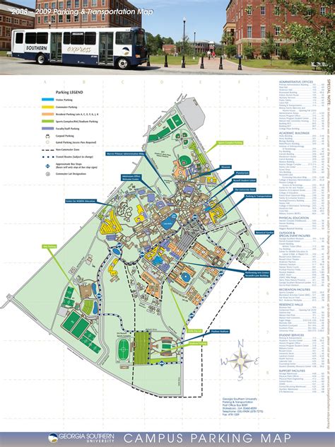 georgia southern university library map