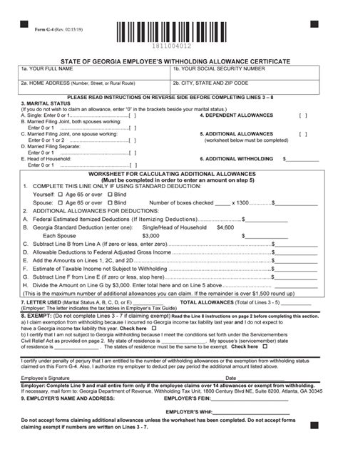 georgia tax forms 2022 printable