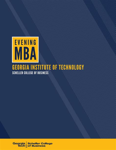 georgia tech evening mba application