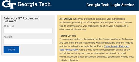 georgia tech student login
