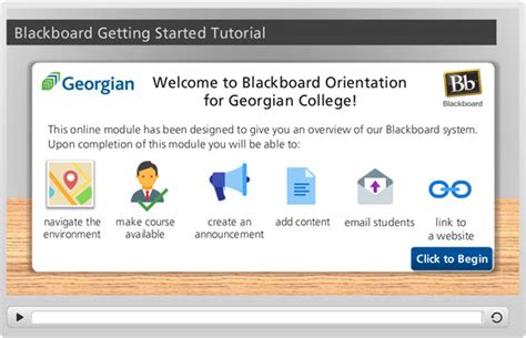 georgian college student blackboard
