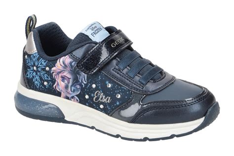 GEOX ELSA SKYLIN Blinkendeschuhe J048WB Navy/Sky MädchenSchuhe mit