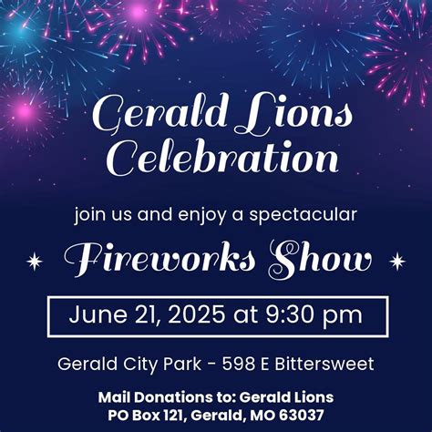 Gerald Mo Fireworks
