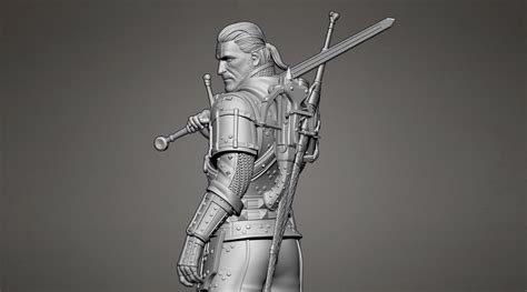 Geralt 3D Printable Model