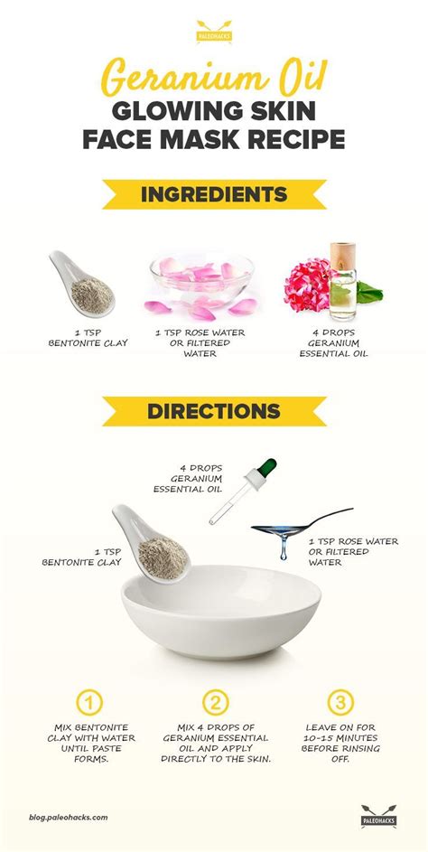 Geranium Essential Oil On Face