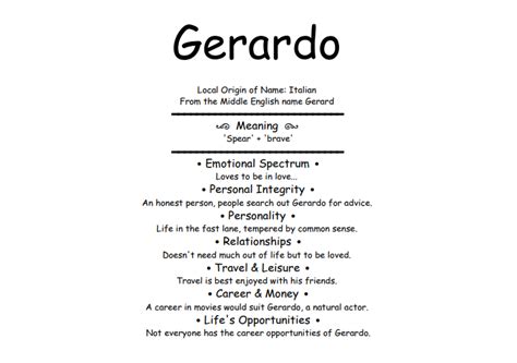 gerardo meaning in spanish