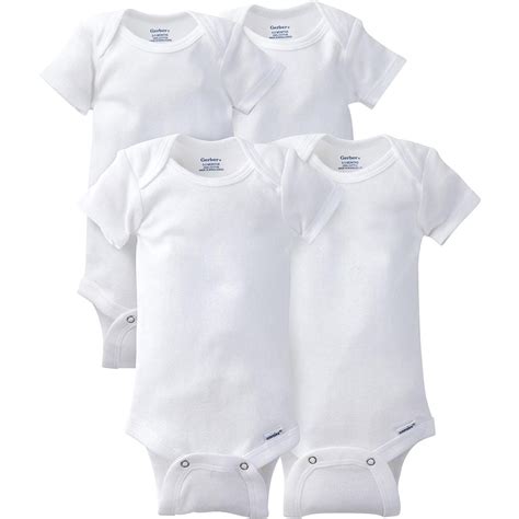 Gerber 4 Pack Onesies