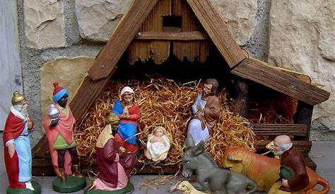 German Christmas Nativity Scene