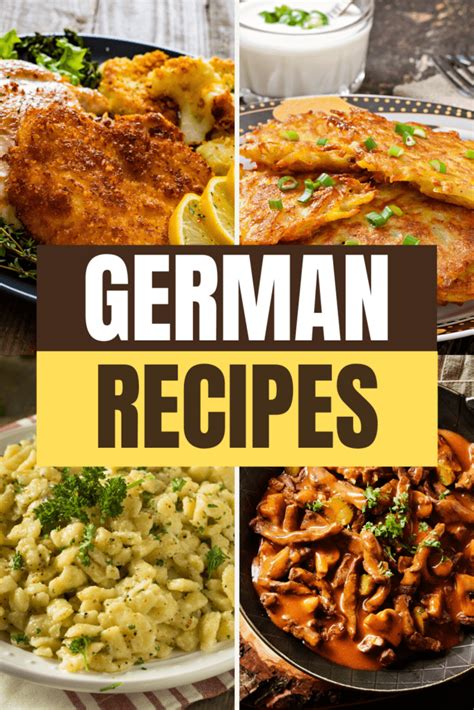 German Dinner Entrees