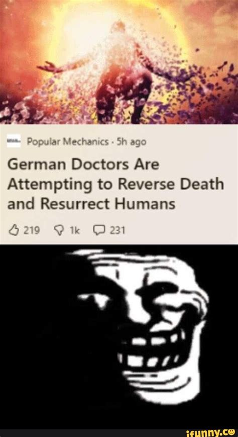 german doctors attempting to reverse death