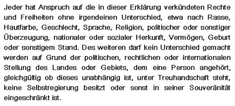 German Language Sample