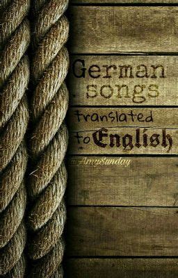german songs translated to english