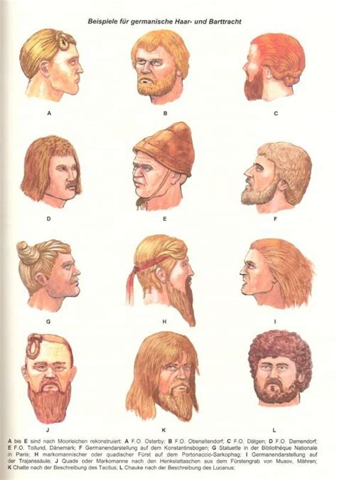 germanic tribes had only blonde hair