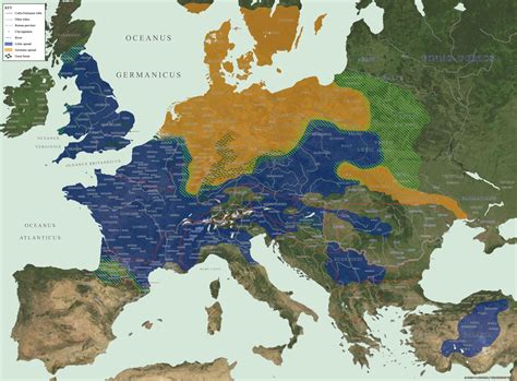 germanic tribes invaded europe