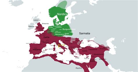 germanic tribes roman empire 180 ad