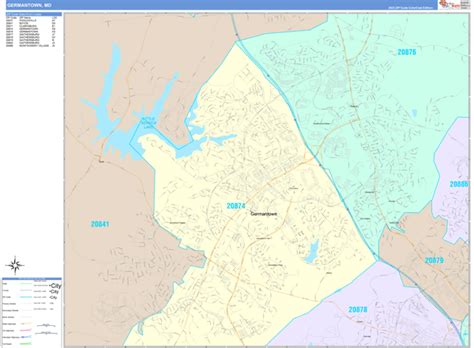 Germantown Md Zip Code Map