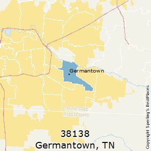 Germantown Tn Zip Code Map