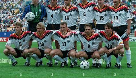 GERMAN FOOTBALL TEAM WORLD CUP 1994 02 July 1994 Stock Photo - Alamy