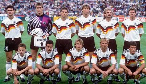West Germany 1 Argentina 0 in 1990 in Rome. Jurgen Klinsmann runs at