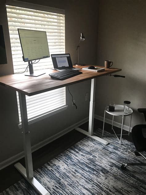 Ikea Gerton table top + Lerberg trestles, Furniture & Home Living