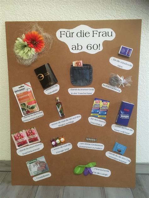 geschenkidee zum 60 geburtstag frau