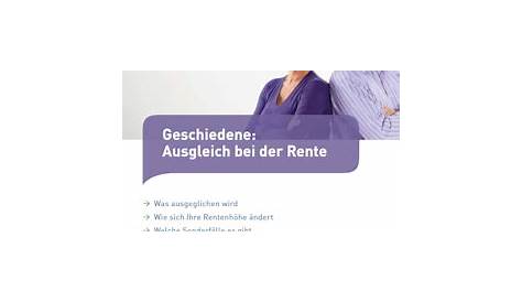 Scheidung | Deutsche Rentenversicherung