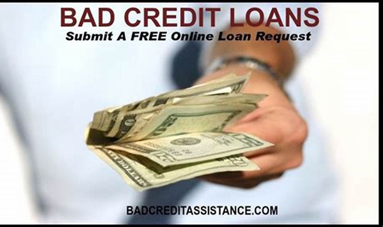get a loan with bad credit