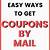 get coupons in mail