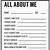 get to know me template for students