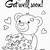 get well coloring cards printable