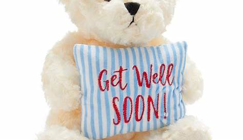 Get Well Gift Personalized Feel Better Teddy Bear Plush | Etsy Bear